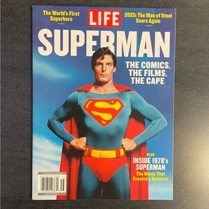 New LIFE Magazine Superman Collector Issue Comics Films Movie Special